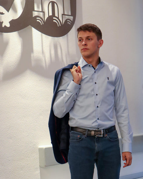 Hemd Eterna - Cover Shirt Twill (zweifarbig)